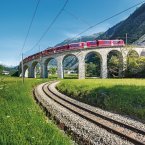 Auf den Spuren des Glacier-Express- Bernina Express - Laax in Graubünden